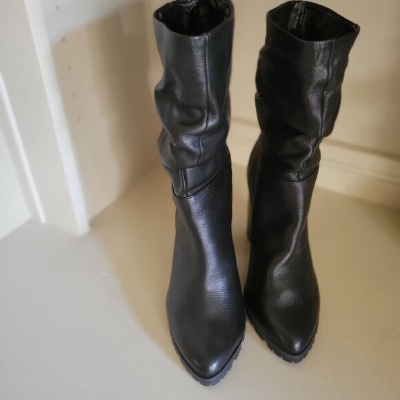 Katy Perry The Raina Black Slouchy Boots US SZ 8 - Picture 2 of 8